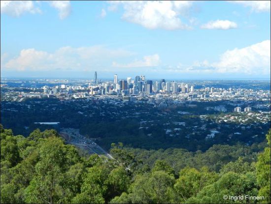 Brisbane vom Mount Coot-tha