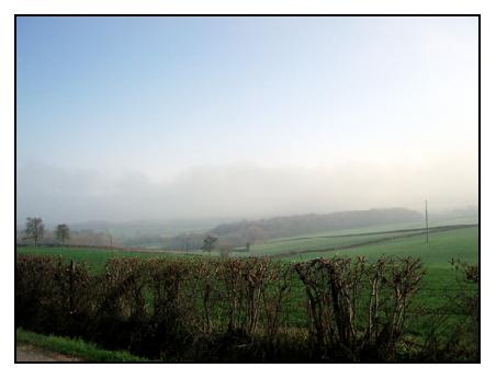 Für Nebel ist der Morvan Naturparc bekannt.