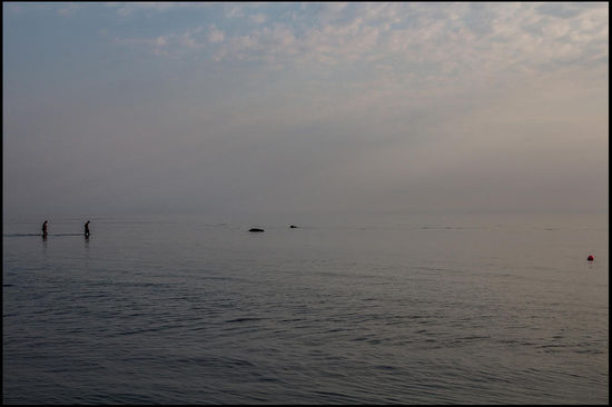 Engure-Beach am frühen Morgen