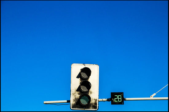 polnische Countdown-Ampel 