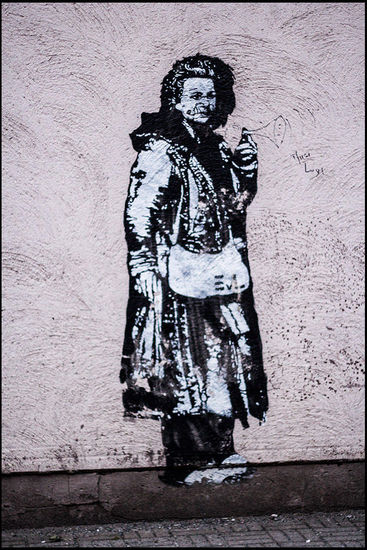 In Tallinn findet man viel Streetart.