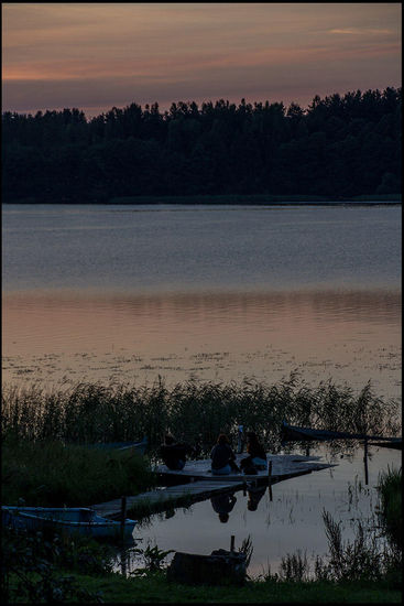 Abends am Lusiai See