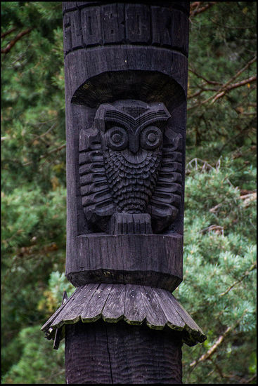 Die Skulpturen sind der schönen Natur und den alten Legenden in dieser Gegend gewidmet.