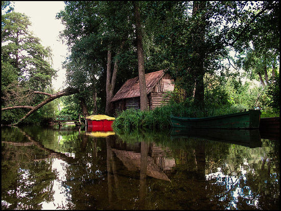 Im Kanal ist es dann leichter vorwärts zu kommen.