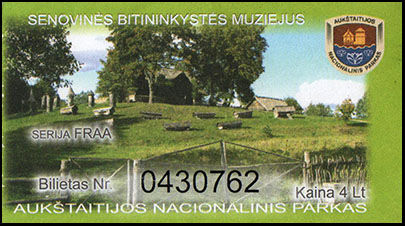 Eintrittskarte für's Bienenmuseum