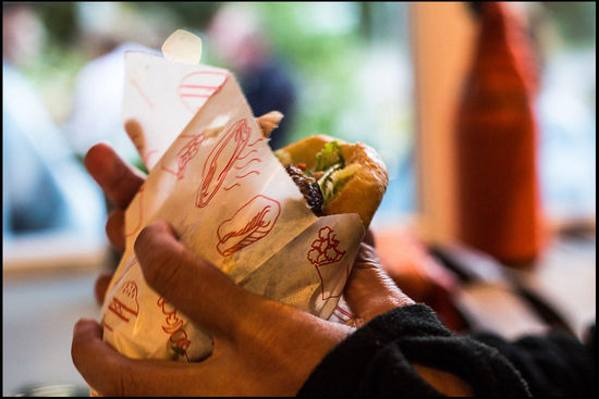 Burger nach Art des Hauses