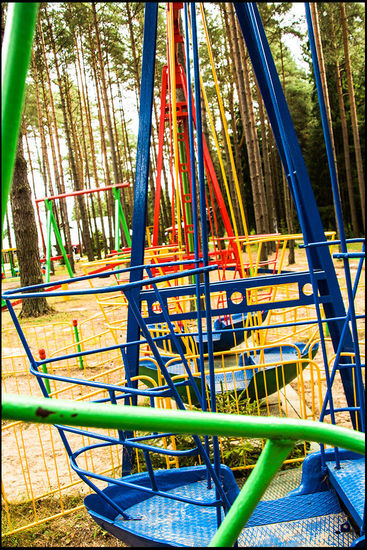 Das ist ein Vergnügen auf der Luftschaukel.