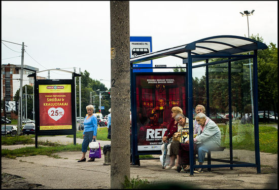 Kaunas, Bushaltestelle