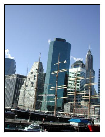 Der Hafen von Mahattan.