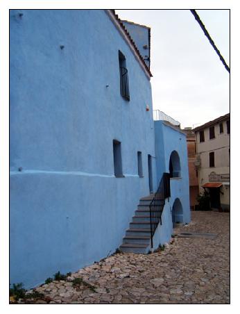 ungewöhnlich blau...mutet eher arabisch an.