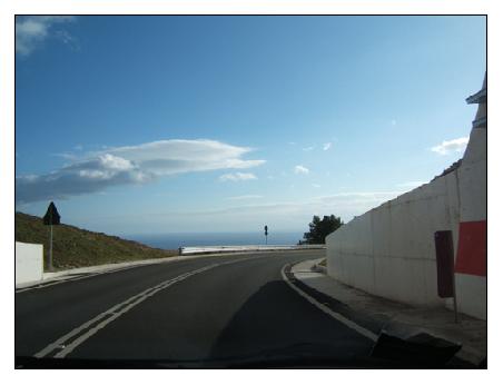 aus dem Tunnel heraus - das Meer kann man schon erahnen