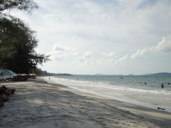 Endlich Strand, Sihanoukville Ouchertal Beach!