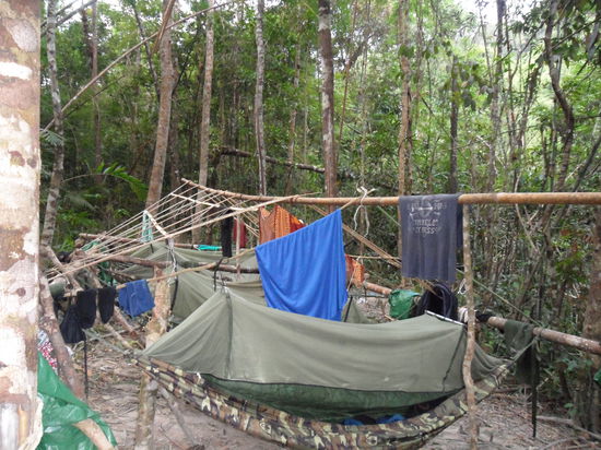 Unser Lager - nachts dann doch schweinekalt...