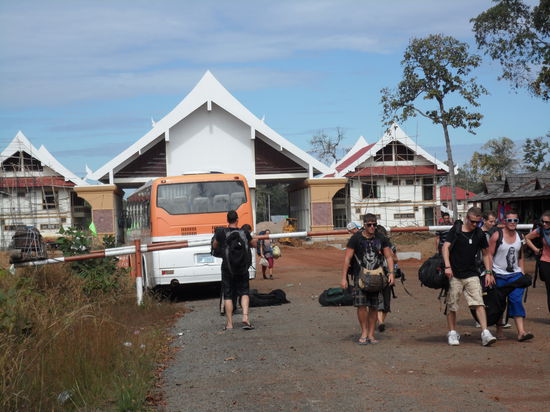 Grenzuebergang Laos - Kambodscha