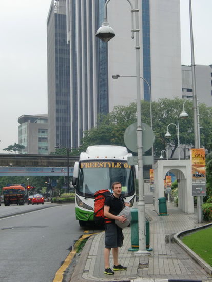 Kuala Lumpur kurz vor unserem Flug nach Chiang Mai.