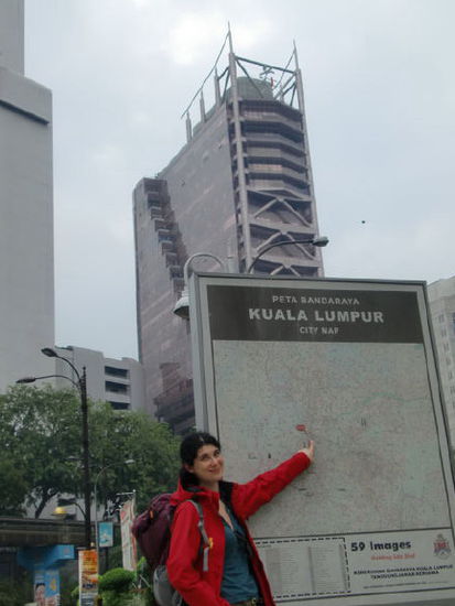 Mascha versucht mein Handy auf der KL Karte zu lokalisieren