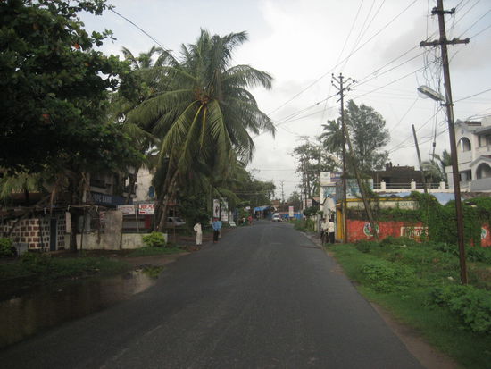 Strasse in Colva Beach
