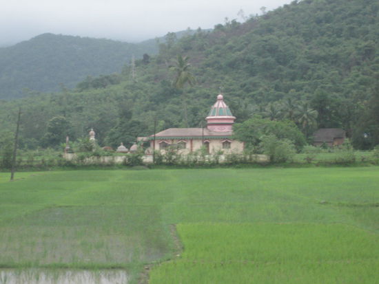 Ein Tempel unterwegs