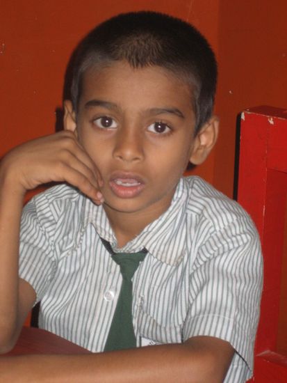 Gautam, ein junge aus meiner klasse