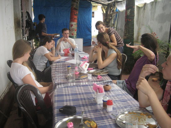 unser Esszimmer im Camp