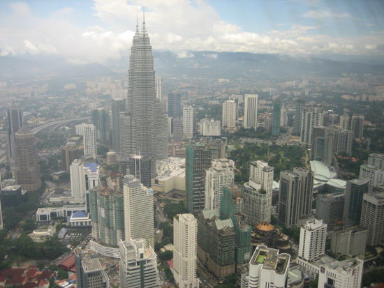 Blick aus dem KL Tower