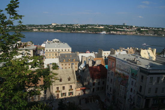 Quebéc am Sankt Lorenzstrom