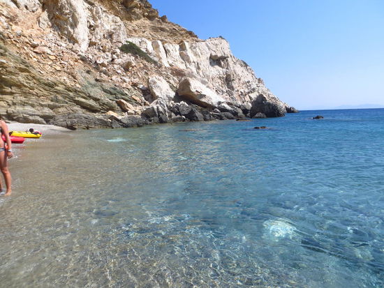 Die kleine Bucht beim Kayaking