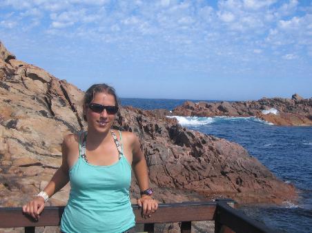 Julia am Lookout (Canal Rocks)