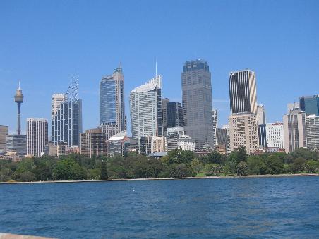 Blick auf Downtown vom Botanical Garden