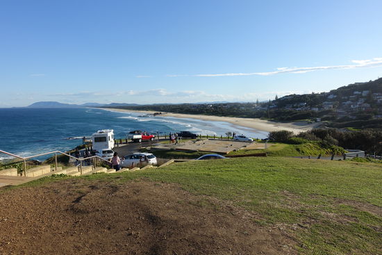 Tacking Point Lighthouse, wer parkt denn da so frech in der ersten Reihe mit anschließender Tea Time