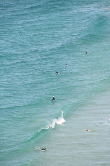 Warten auf die perfekte Welle