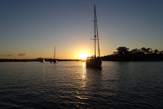 jedenfalls jeden Abend einen schönen Sonnenuntergang