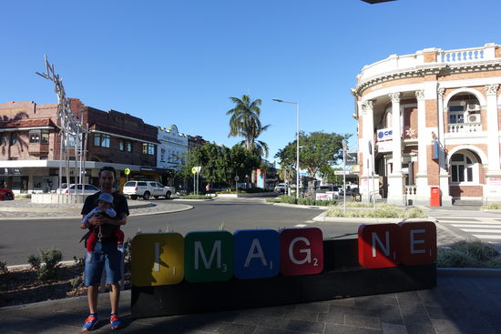 Noch einige historische Gebäude gibt es in Mackay, und große Träume?