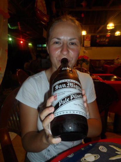 Und zur Feier des Tages noch ein "kleines" Bier