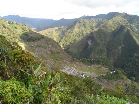 Der erste Blick auf Batad