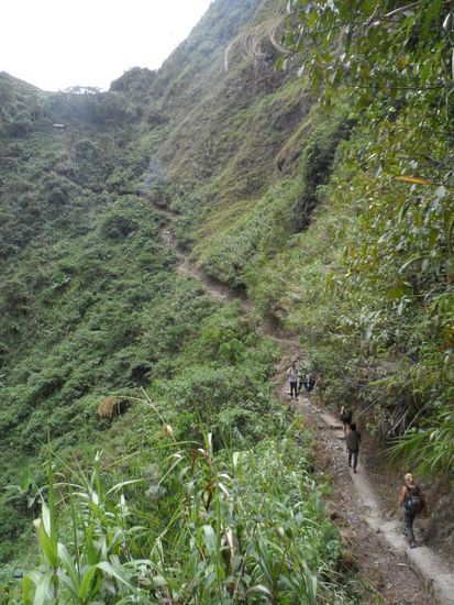 Mist jetzt muessen wir alles wieder rauf gehen 