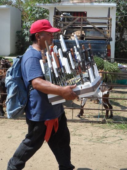 noch schnell das passende Messer zum Schlachten?