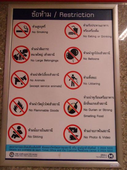 Hier darf man auch wirklich nix..... 