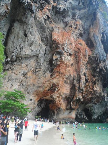 .......fast so voll wie in einem deutschen Freibad bei 35C