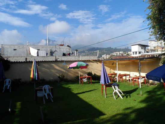 Garten der Sprachschule