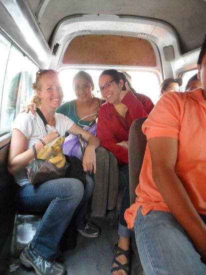 Mit dem Stadtbus aus dem Weg zur Kindertagesstaedte