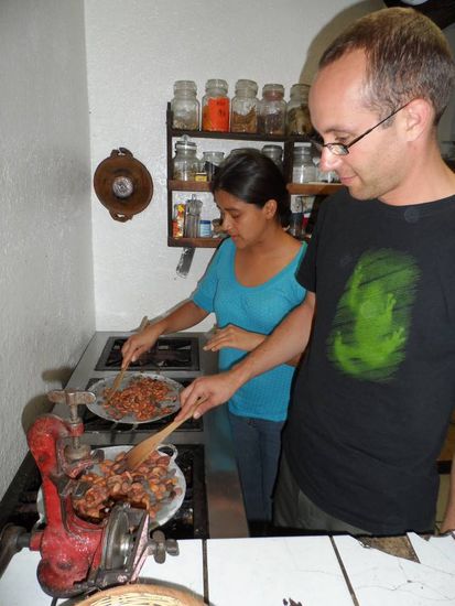 Schritt 2: Kakaobohnen roesten