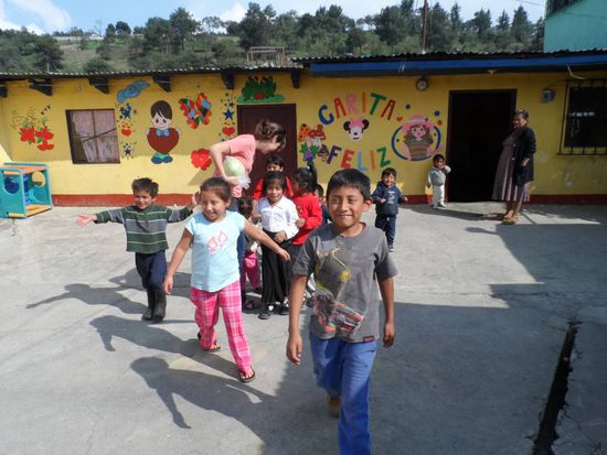 Auch diese Woche sind wir wieder zur Kinderbetreuungsstaedte gefahren.