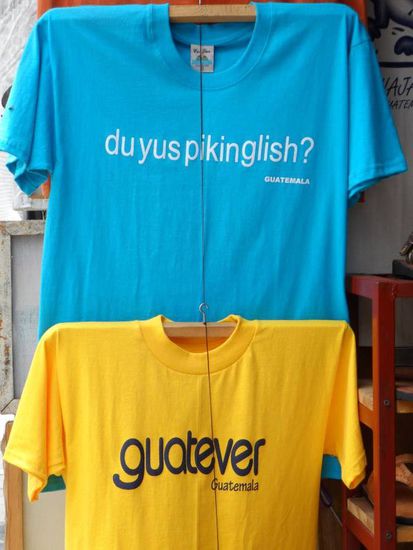 nur die T-Shirts sind nicht ganz so kreativ wie in Bangkok 