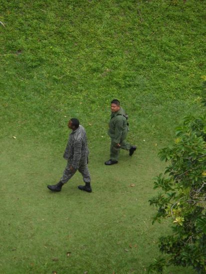 Dank der Touristenpolizei und der Armee ist es fuer Touristen in Belize mittlerweile ziemlich sicher geworden