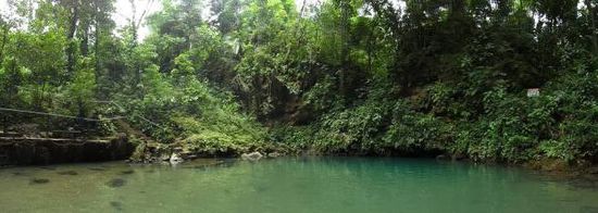 Die Cenote selbst eher solala
