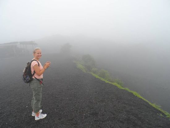 Tja wo ist den jetzt der Vulkan??? Nebel Nebel Nebel....