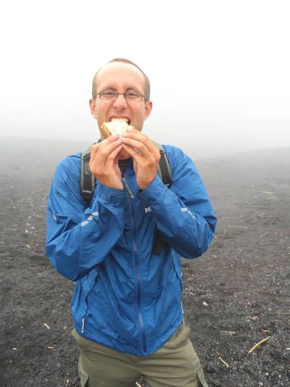 Mhhhhhh ein im Vulkan gegrilltes Sandwich schmeckt doch gleich doppelt so gut 