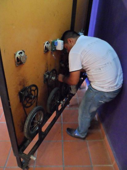 Blick hinter die Kulissen