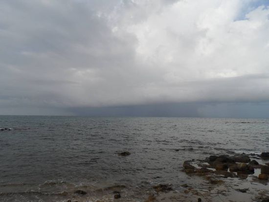 kleiner Regenschauer im Anmarsch